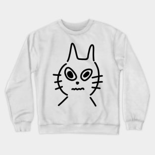 Black Cat Shirt Crewneck Sweatshirt